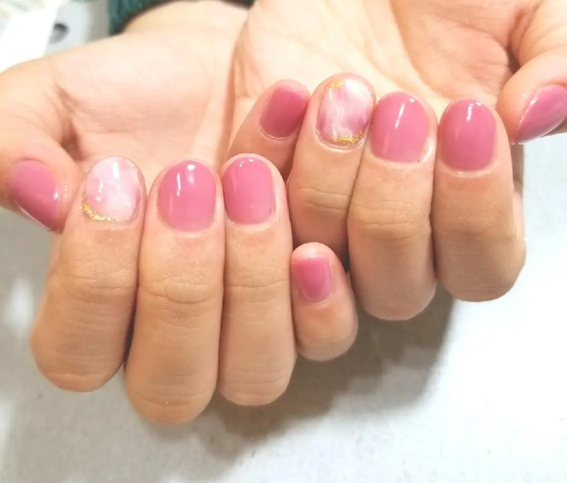 ネイル アートネイル ワンカラーネイル nijiiro🌈 サトウのネイルデザイン