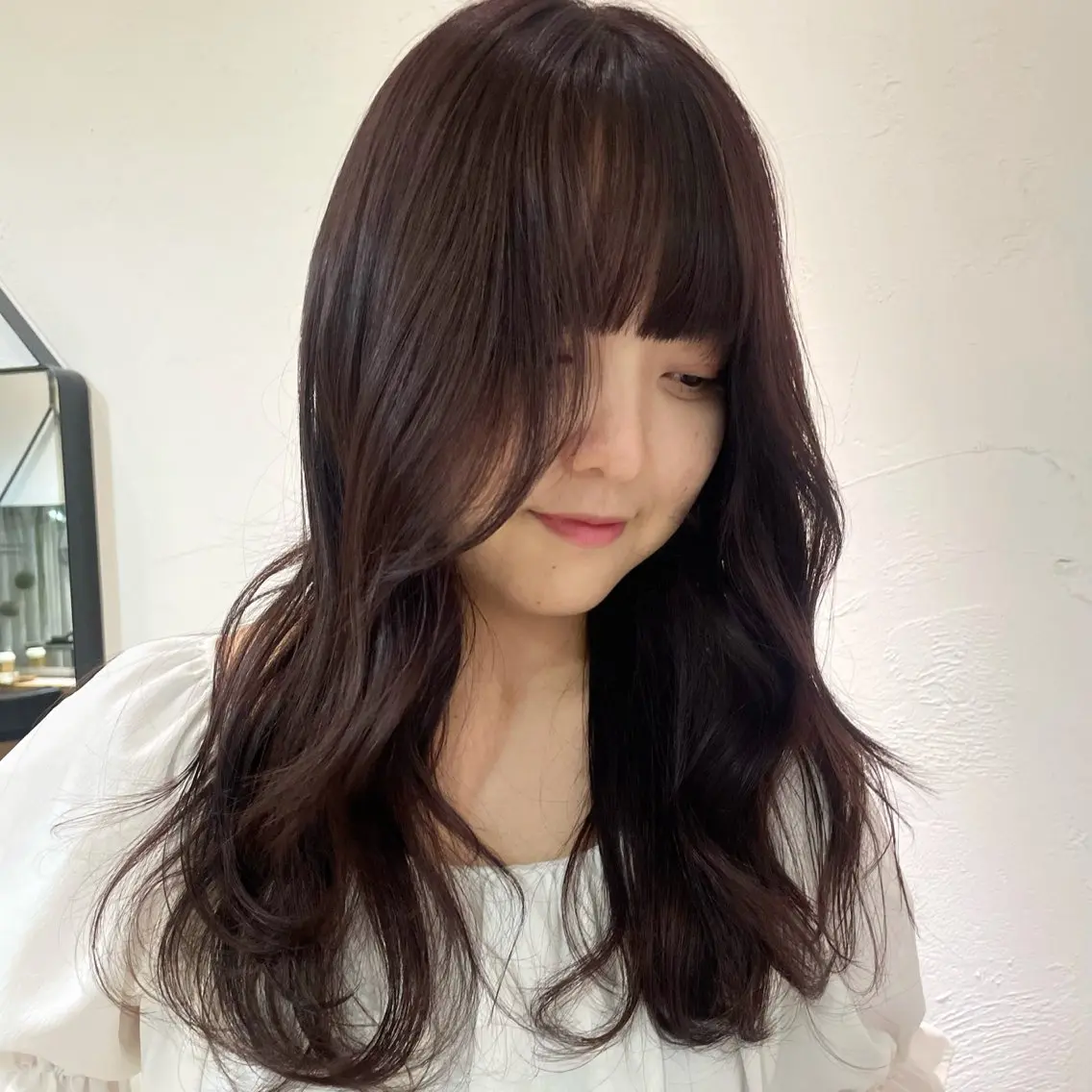 ロング 盛れる透明感カラー・ momokaのヘアスタイル