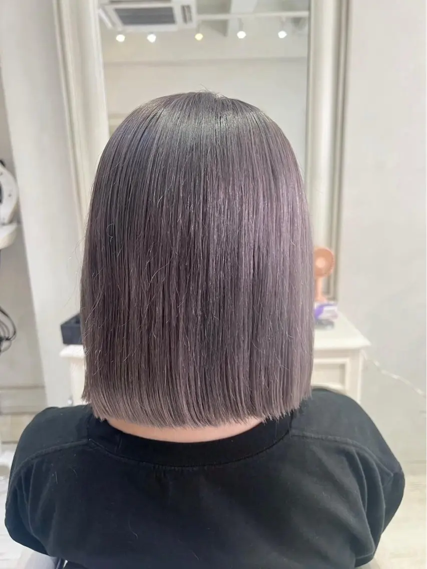 ミディアム 🫧縮毛矯正支持率 No.1 ほのか🫧のヘアスタイル