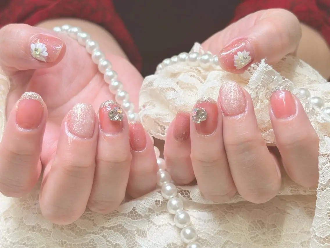 ネイル オフィスネイル 春ネイル Horizon ☆ Nailsのネイルデザイン