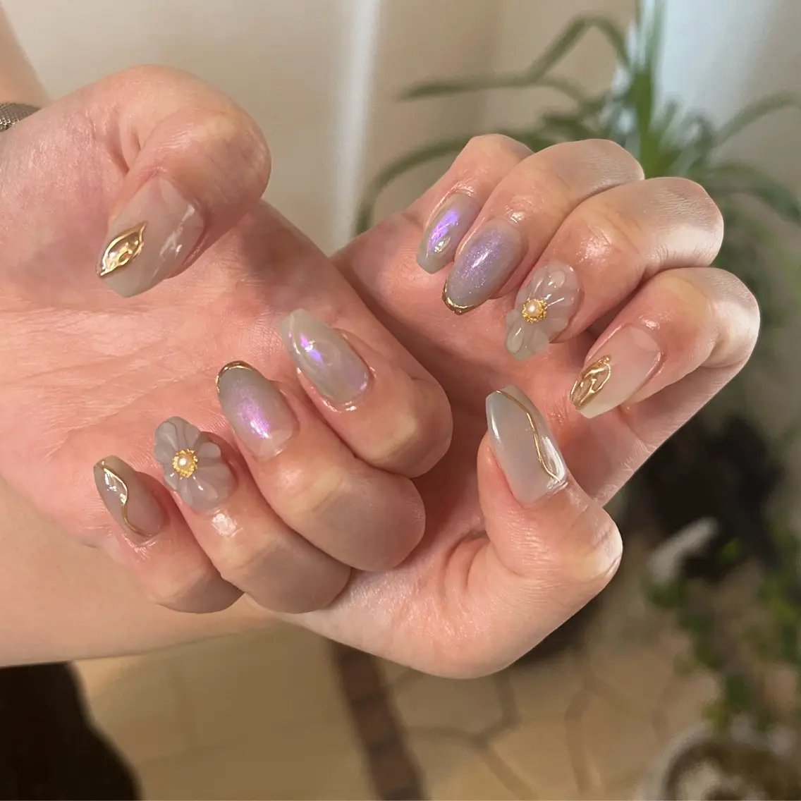 ネイル ニュアンスネイル ハンドネイル Imyme mine Rioのネイルデザイン