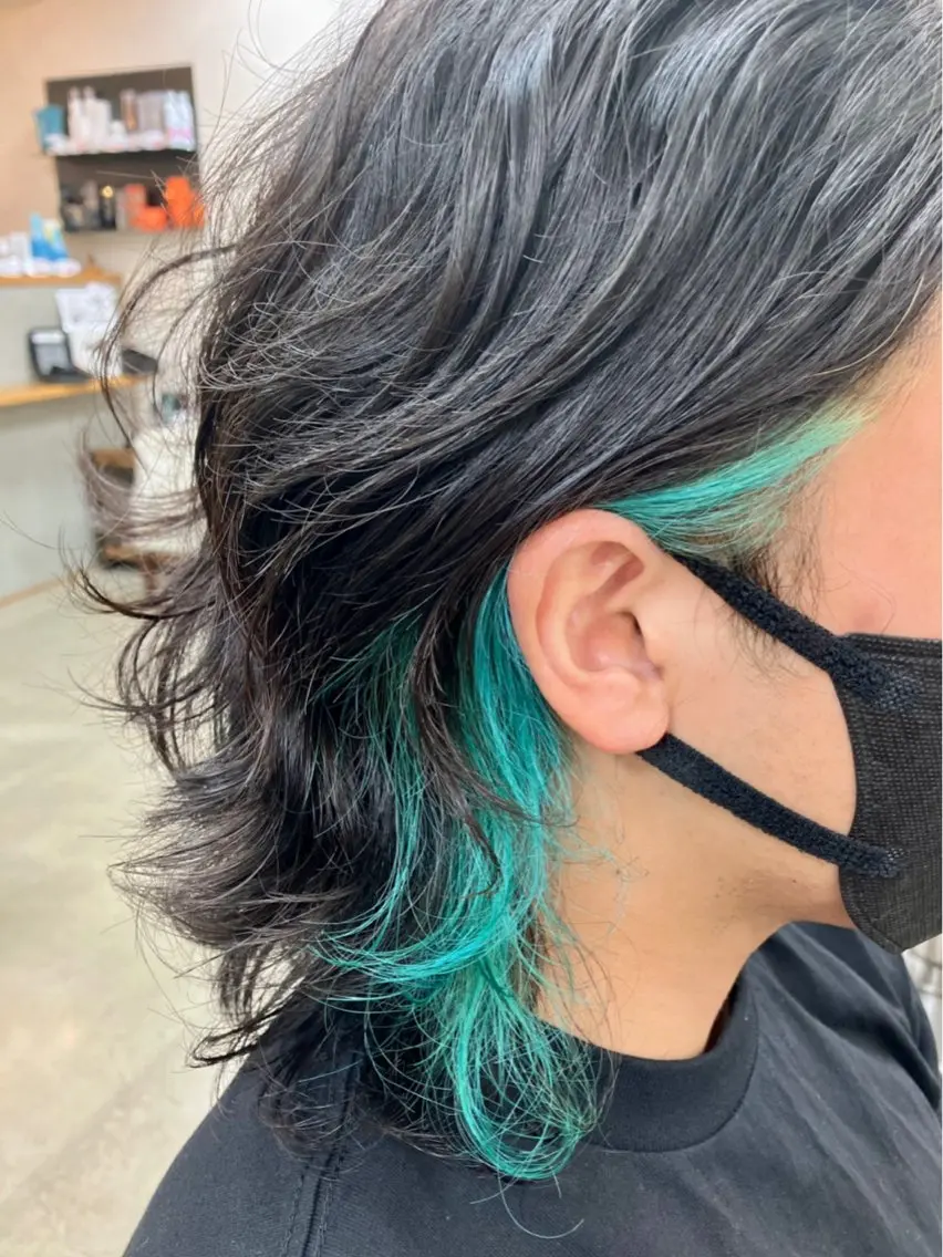 メンズ レイヤー×透明感 カラー🤍MAOのヘアスタイル
