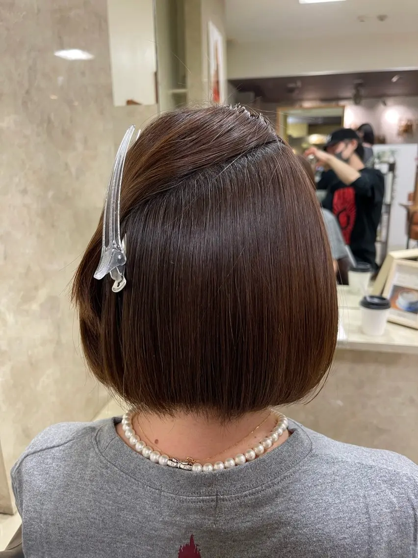 ショート 髪質改善 縮毛矯正 縮毛・酸性ストレート 特化のヘアスタイル