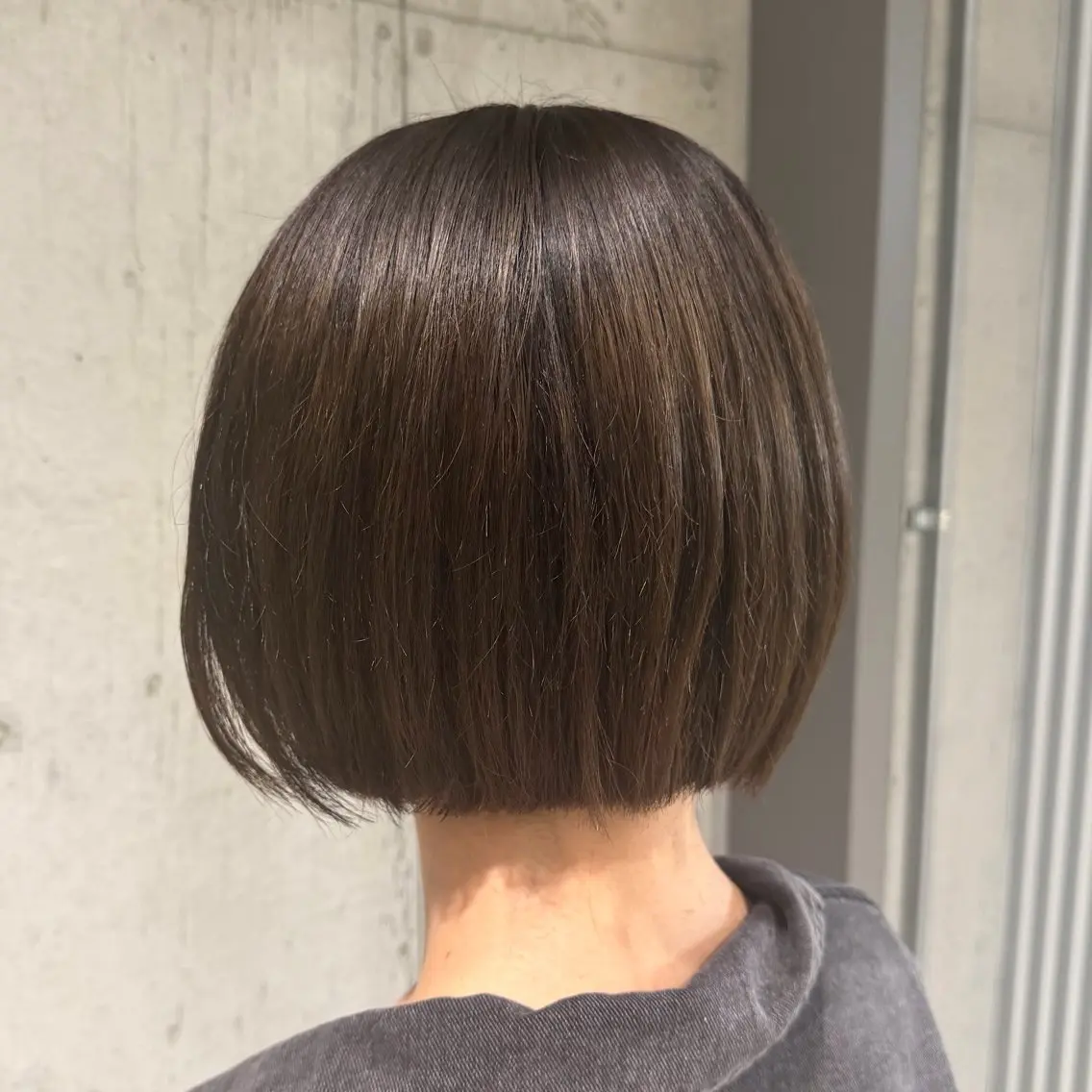 ミディアム カラー ヘアアレンジ カット ヘアカラー トリートメント ボブ×艶カラー 特化・リクト💥のヘアスタイル