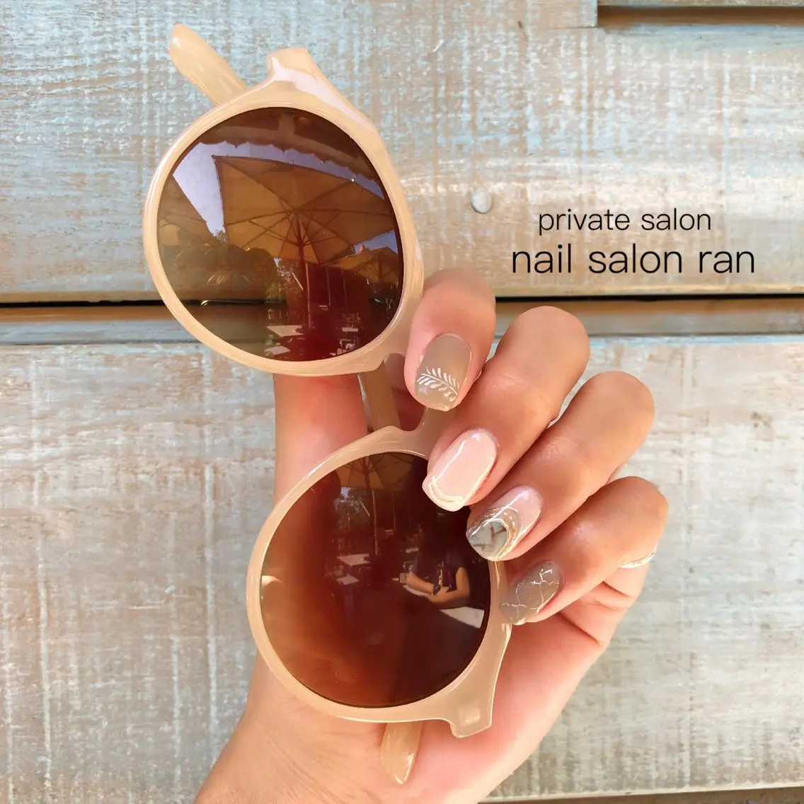 ネイル 持ち込み nailsalon ranのネイルデザイン