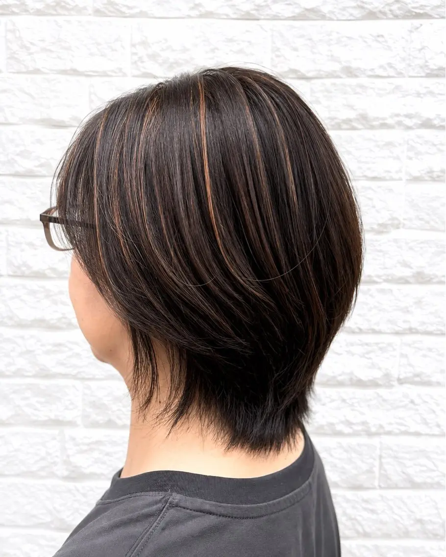 ショート カラー ヘアアレンジ ハイライトカラー ハイライト ショートヘア カット ヘアカラー トリートメント ヘアセット 【白髪ぼかしの匠】 【ショートの極】平野のヘアスタイル