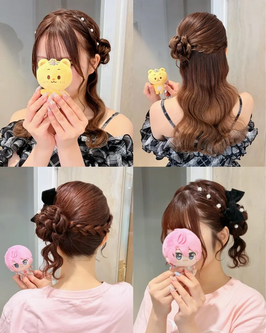 ヘアアレンジ ヘアセット amunedat salonのヘアスタイル