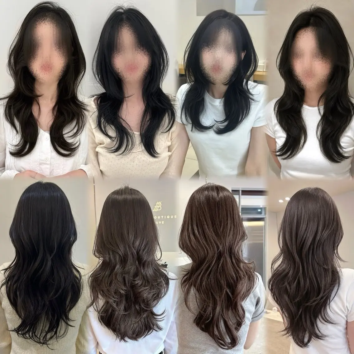 【お問合せのみ𖧷モニター】ハッシュカット+韓国風パーマの写真
