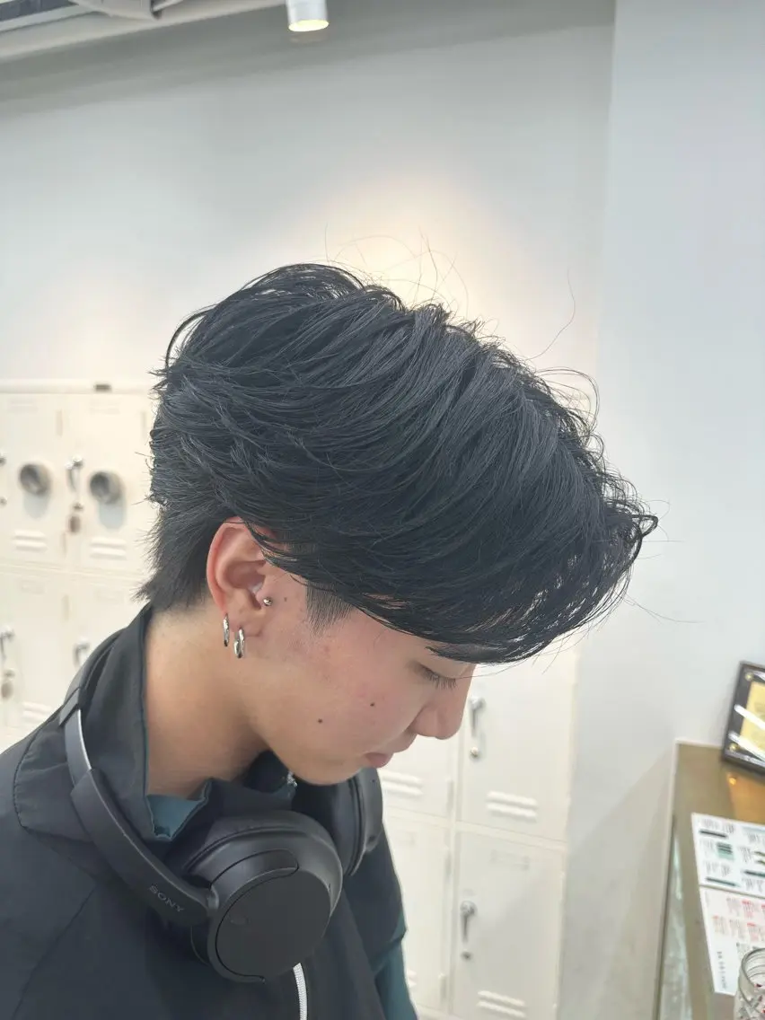 パーマ メンズ カット パーマ カット🔥パーマ特化 fifthりょう🔥のヘアスタイル