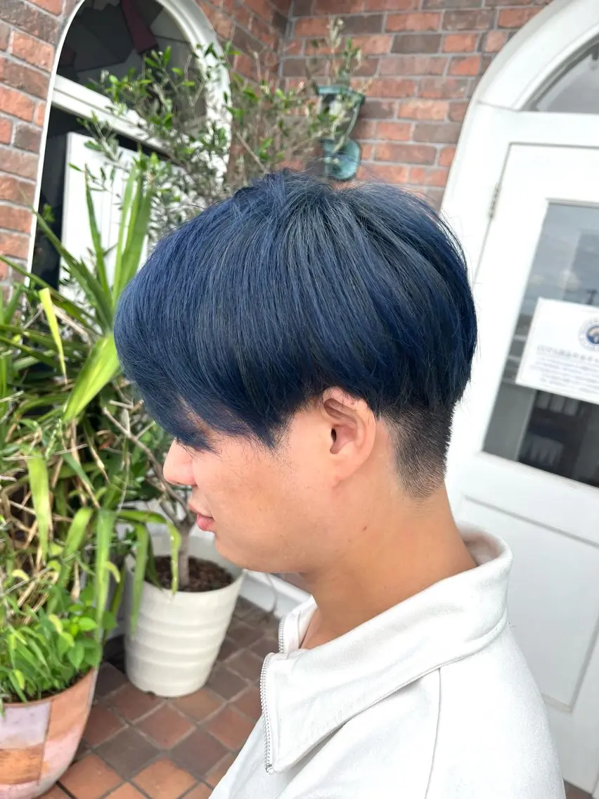 ショート カラー ブルーカラー カット ヘアカラー YUIMARL 倉敷店🌸SAEのヘアスタイル