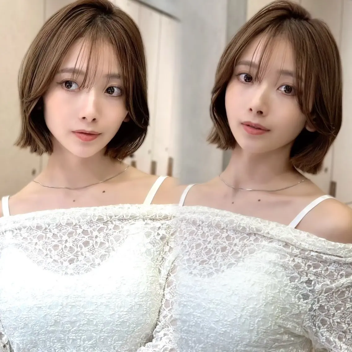 ショート カラー カット ヘアカラー トリートメント Lond Loire 門前仲町駅 徒歩3分のヘアスタイル
