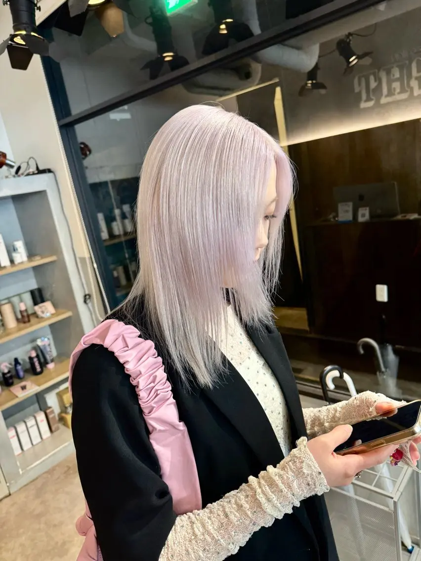ロング カット ヘアカラー トリートメント ✨本日空きあります✨ 遠田コウヘイ🌟のヘアスタイル