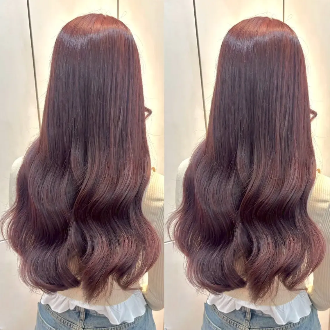カラー ヘアカラー ヘアメ🎀ハイトーン 🩵エクステ🪄しほのヘアスタイル