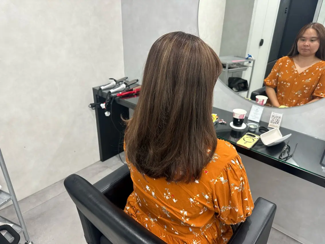 セミロング カラー メンズ/トレンド 杏🎀ོのヘアスタイル