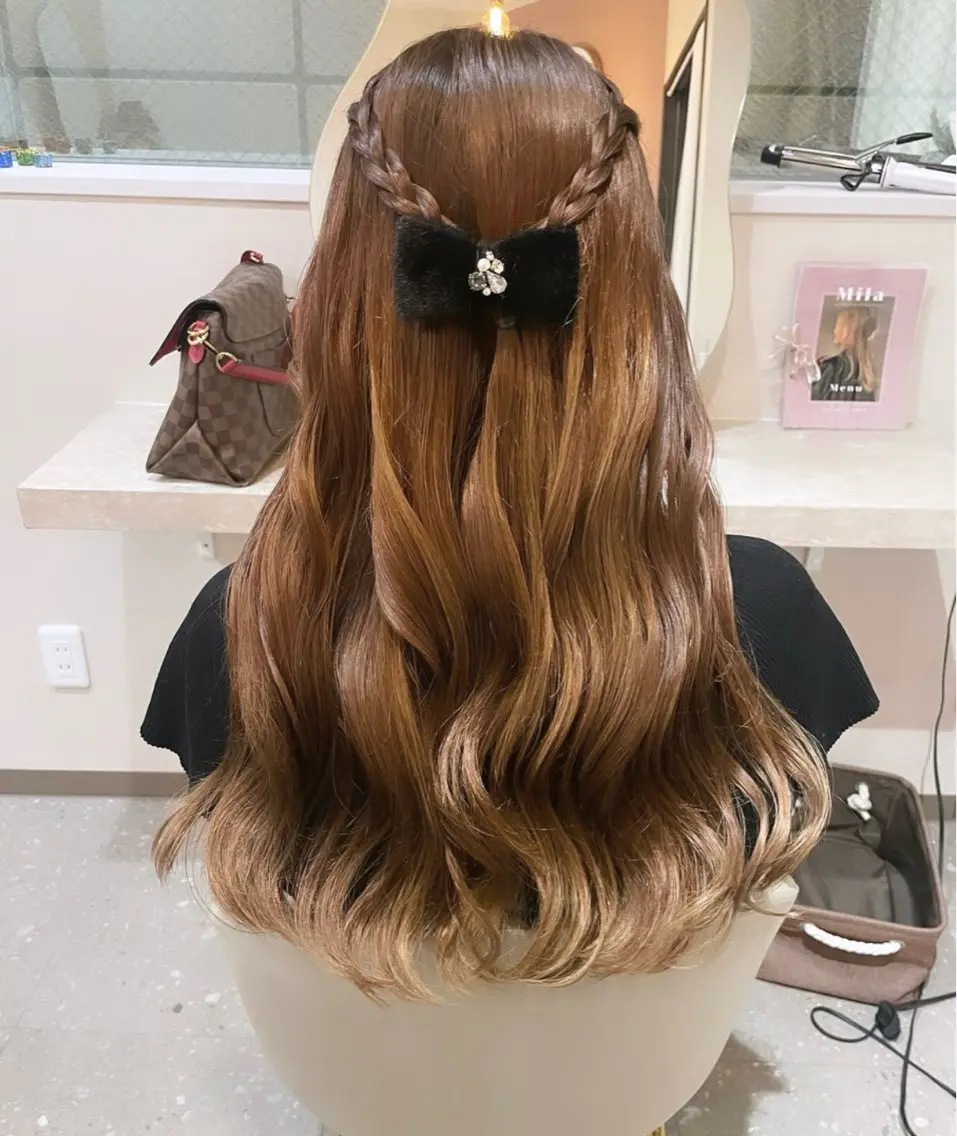 平日限定 ヘアアレンジレッスン《アレンジ付き》¥4000の写真