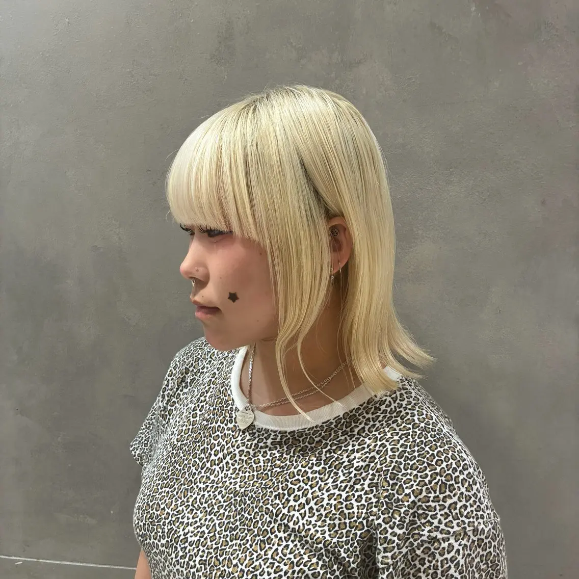 ミディアム カラー ヘアカラー ゆず/🎀ハイトーン ×デザインカラー🎀のヘアスタイル