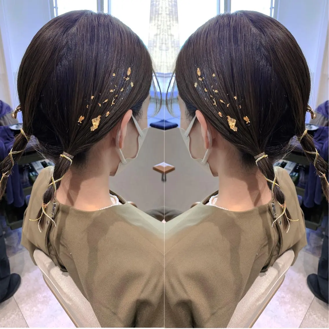 ショート ヘアアレンジ ヘアセット 韓国hair🦋 Nanaのヘアスタイル