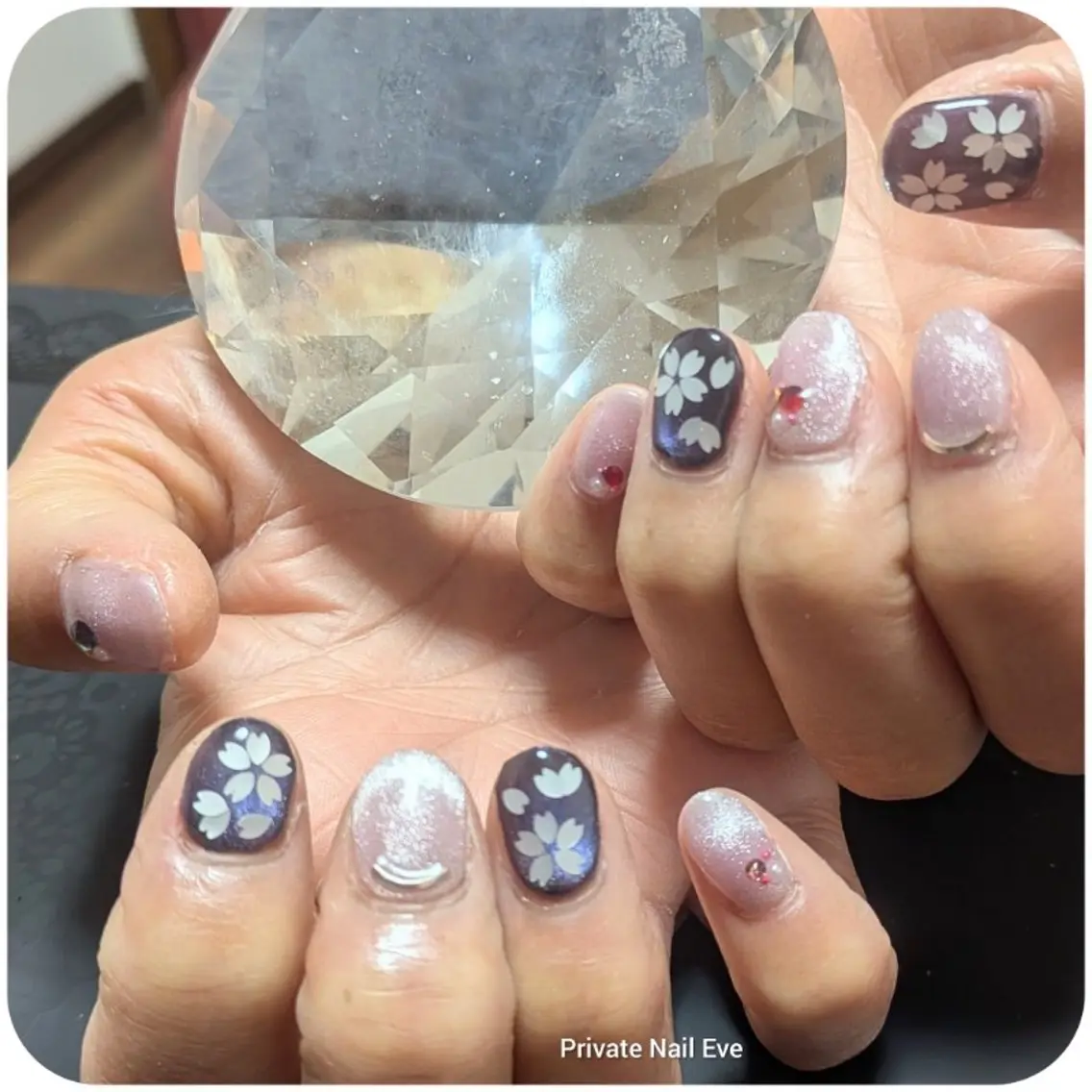 ネイル 桜ネイル ハンドネイル ネイル junkoのネイルデザイン