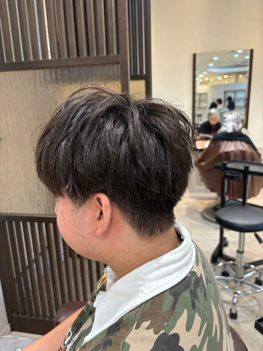 ショート メンズ 刈り上げ カット 木村 柊斗のヘアスタイル