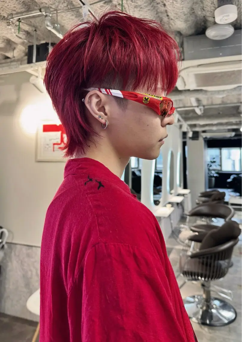 メンズ カット ヘアカラー トリートメント 新宿/髪質改善/ レイヤー/サカキのヘアスタイル