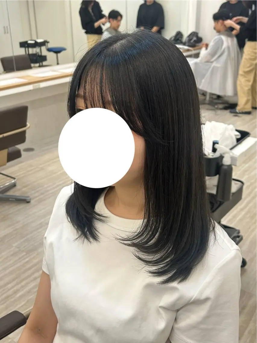 【ツヤ感・透明感UP✨️】似合わせカット+カラー+Aujua 2STEPトリートメント🧴🤍の写真