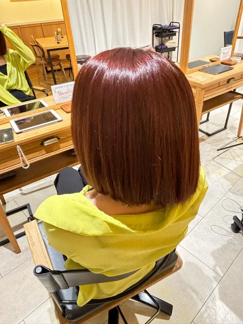 ミディアム 白髪世代特化 🌿飯塚京橋のヘアスタイル