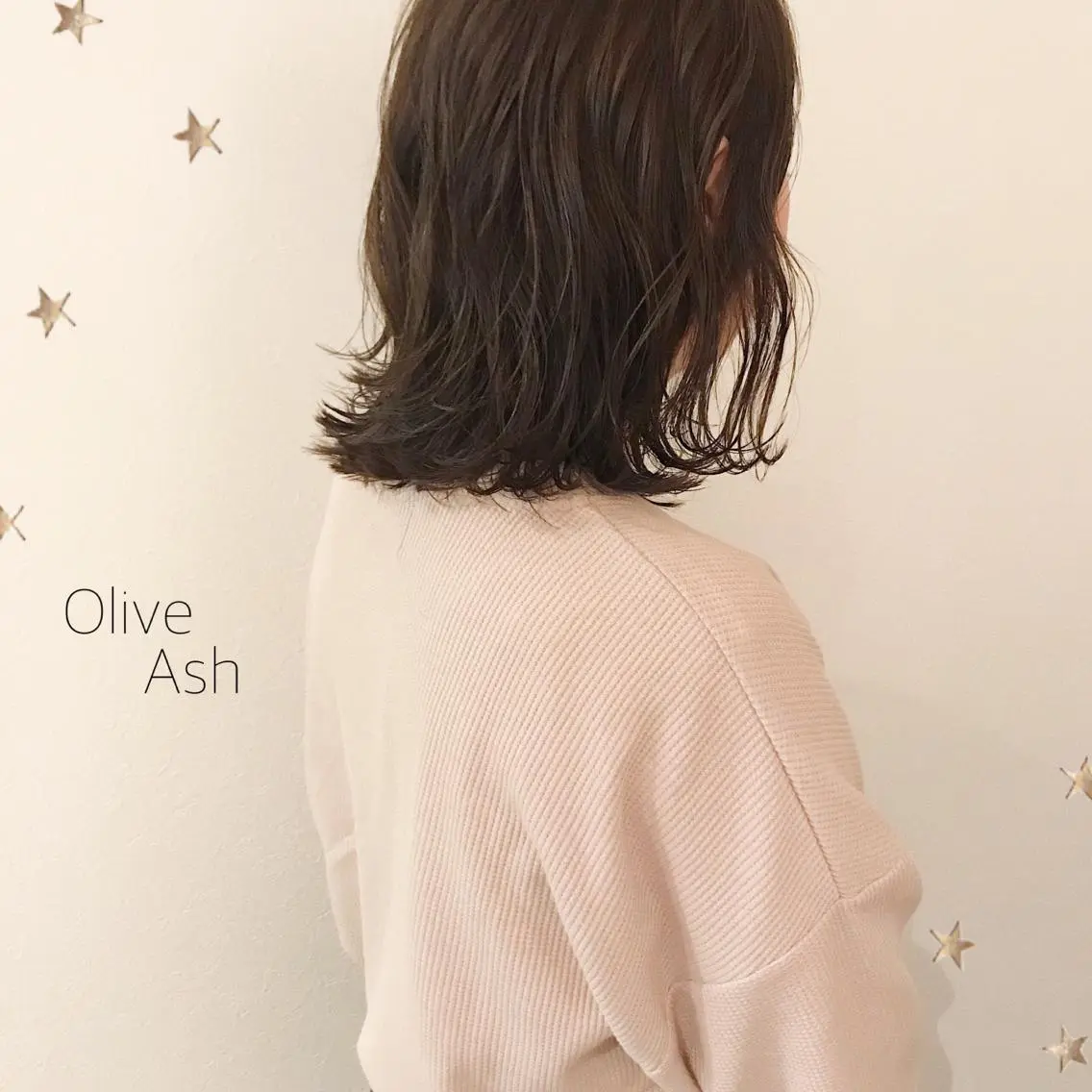 ミディアム カラー 市川 千夏のヘアスタイル