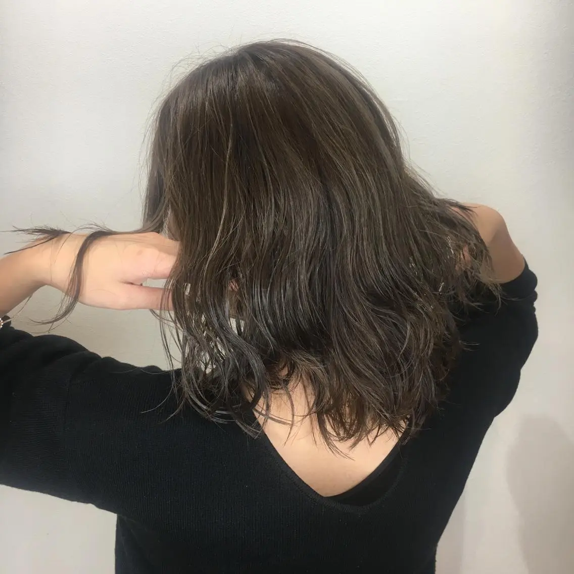 セミロング カラー パーマ ヘアアレンジ メンズ キッズ マツエク・マツパ メンズハイライト ハイライトカラー ハイライト 田中 裕士のヘアスタイル