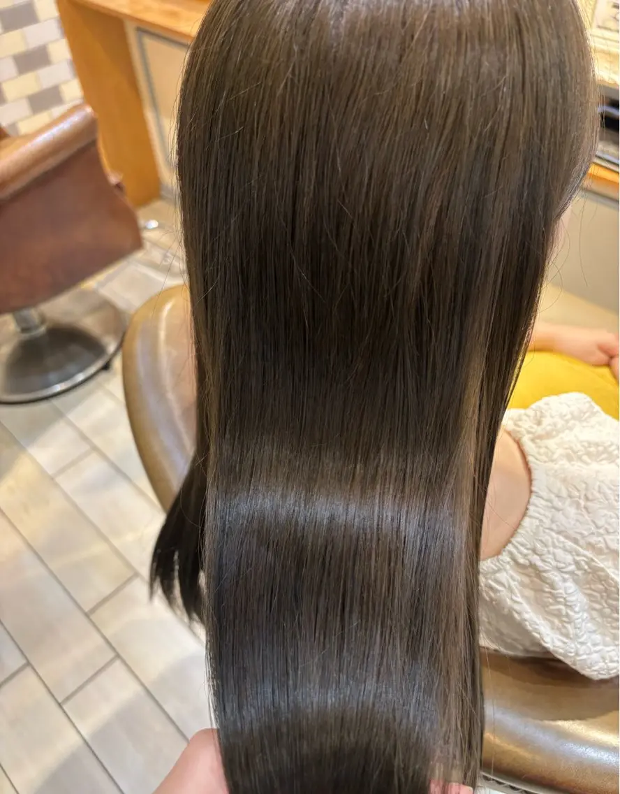 ロング トリートメント ヘアカラー トリートメント 古屋 澪 艶髪カラー✨のヘアスタイル