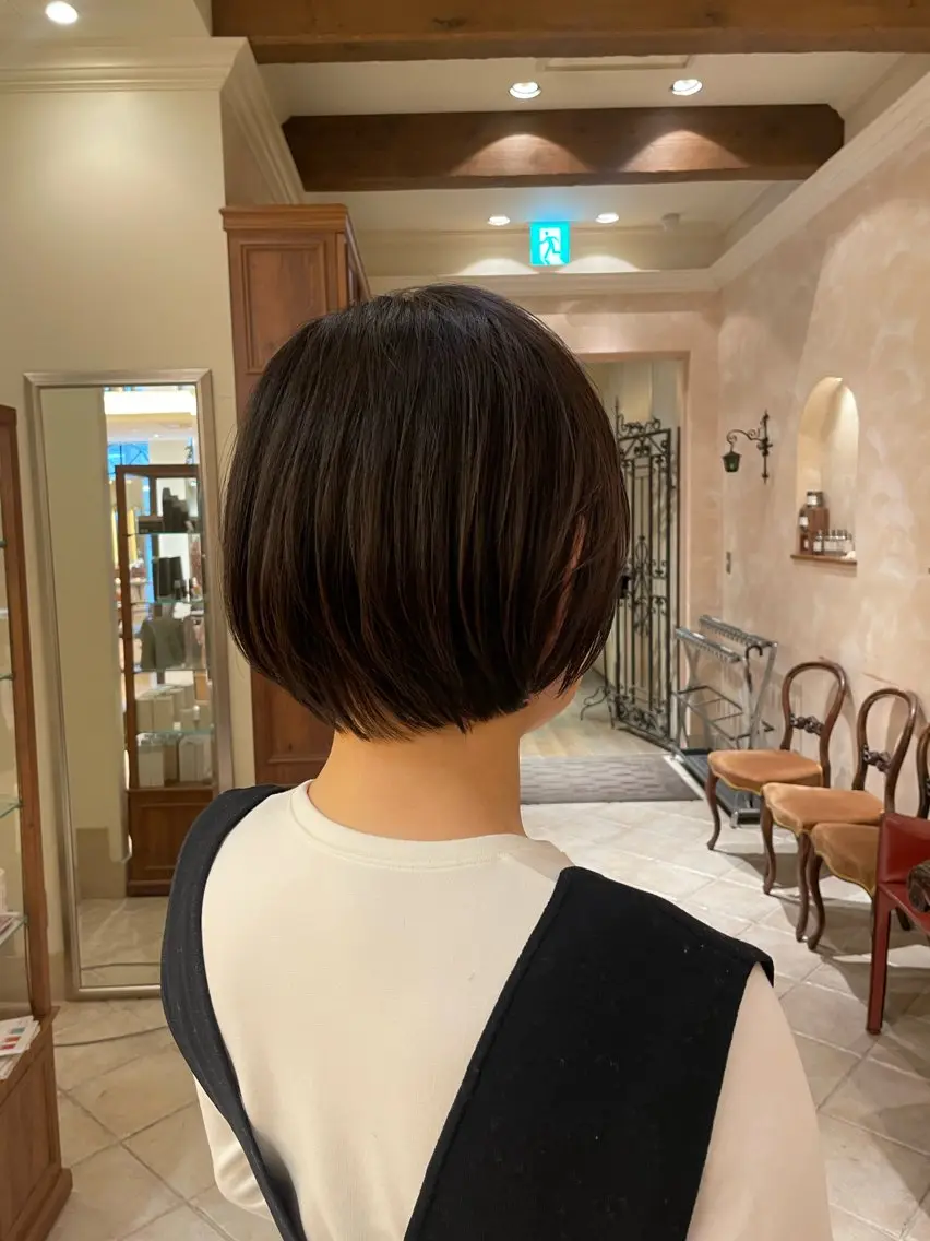 ショート ショートボブ ボブ ショートヘア ボブ ホノカのヘアスタイル