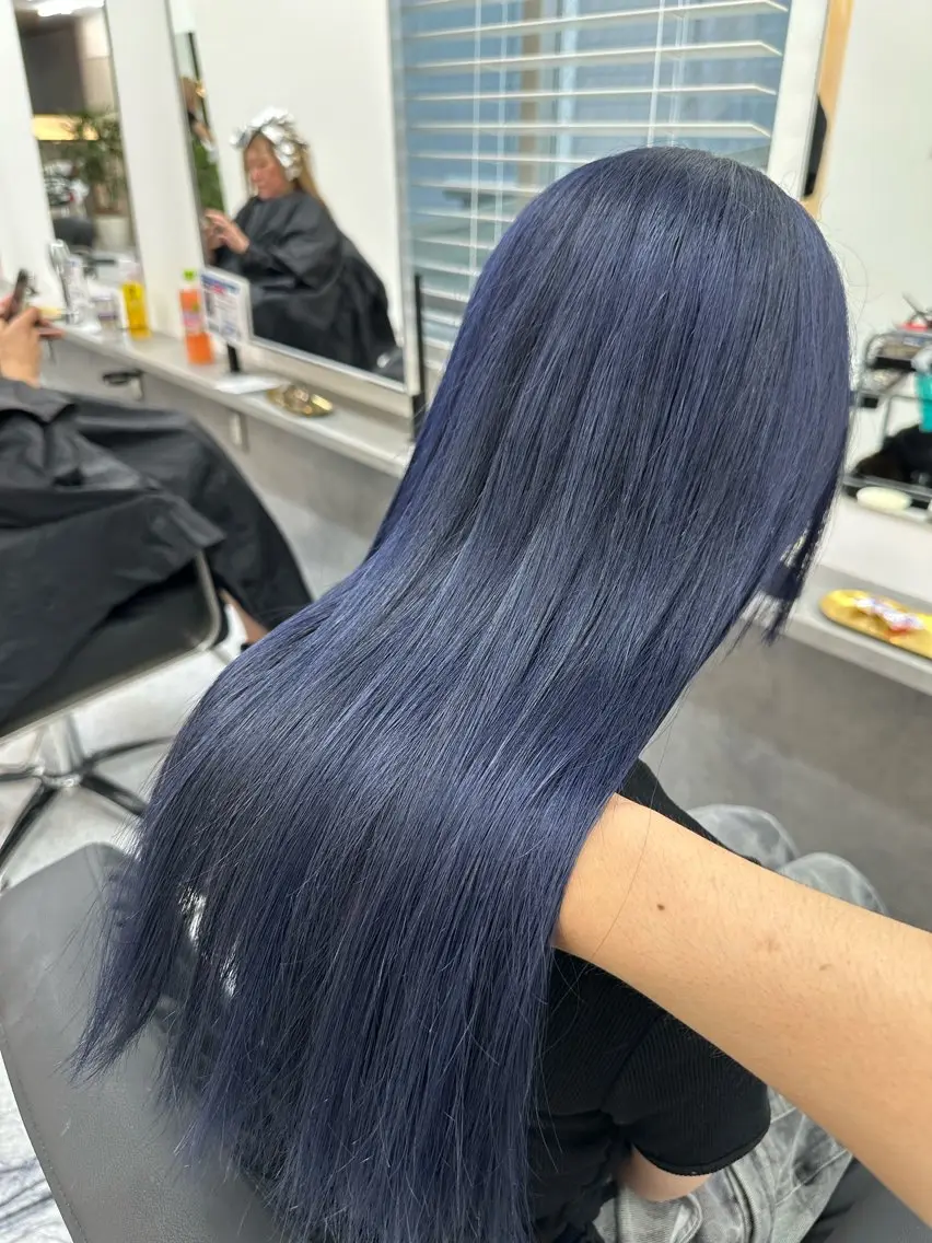 ロング カラー ヘアアレンジ 久米 治仁のヘアスタイル