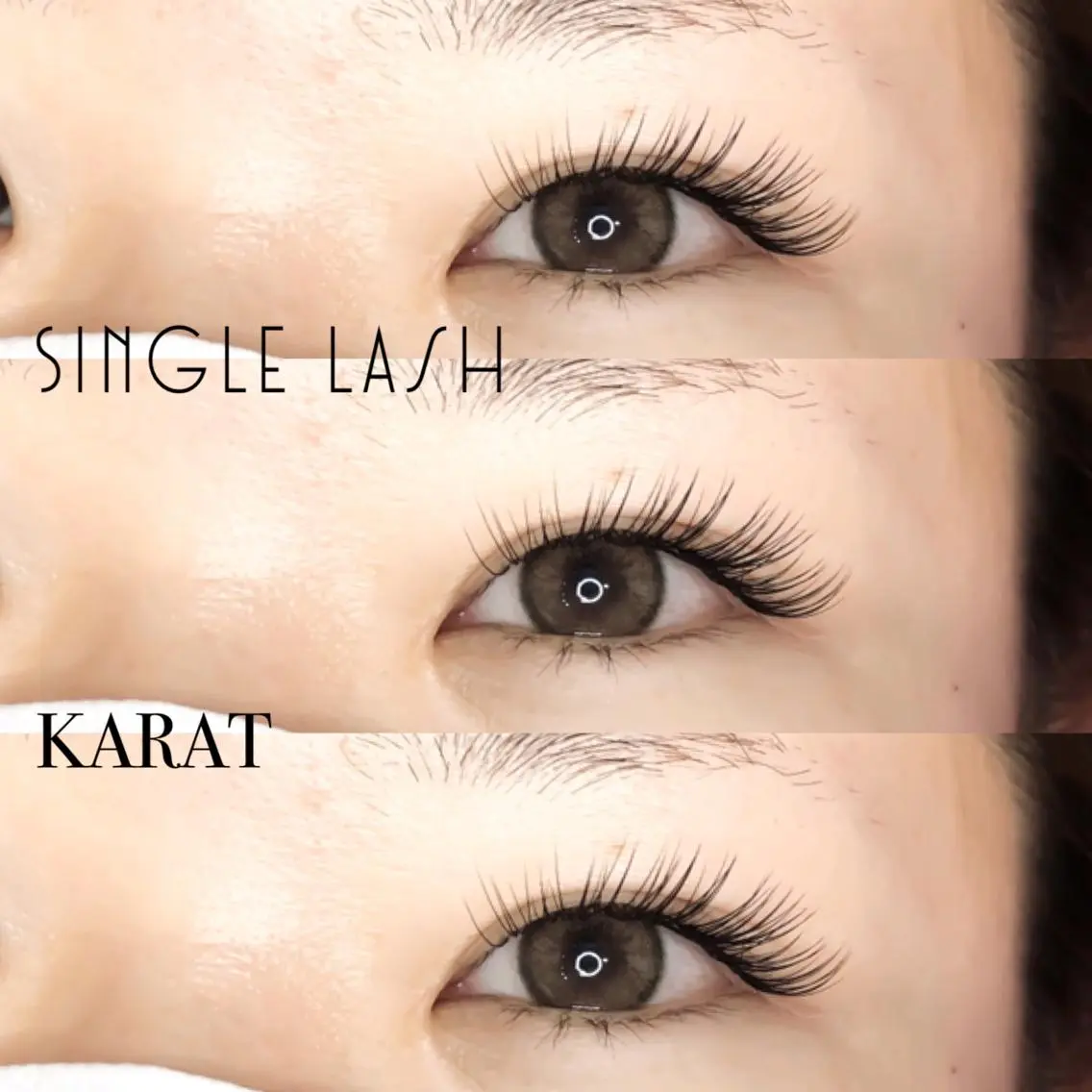 マツエク・マツパ ★KAEDE★伊勢崎 【KARAT】のマツエク・マツパデザイン