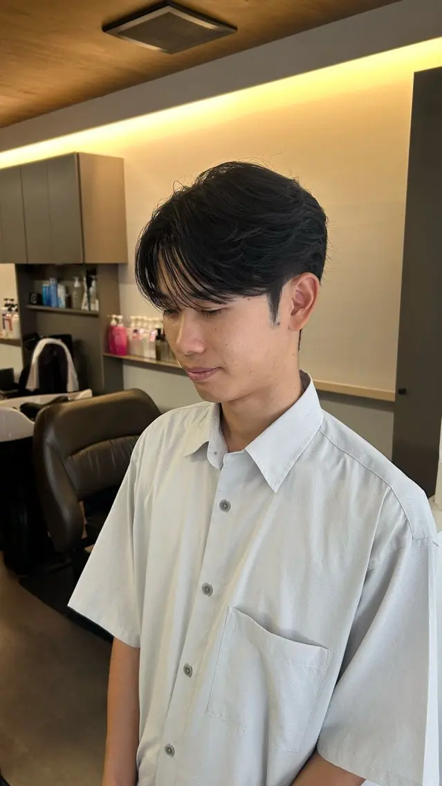 メンズ カット 広島韓国ヘア シュンのヘアスタイル