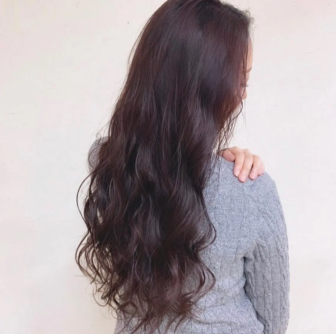 ロング カラー アッシュ ラベンダーカラー ラベンダーアッシュ 深沢 秀のヘアスタイル