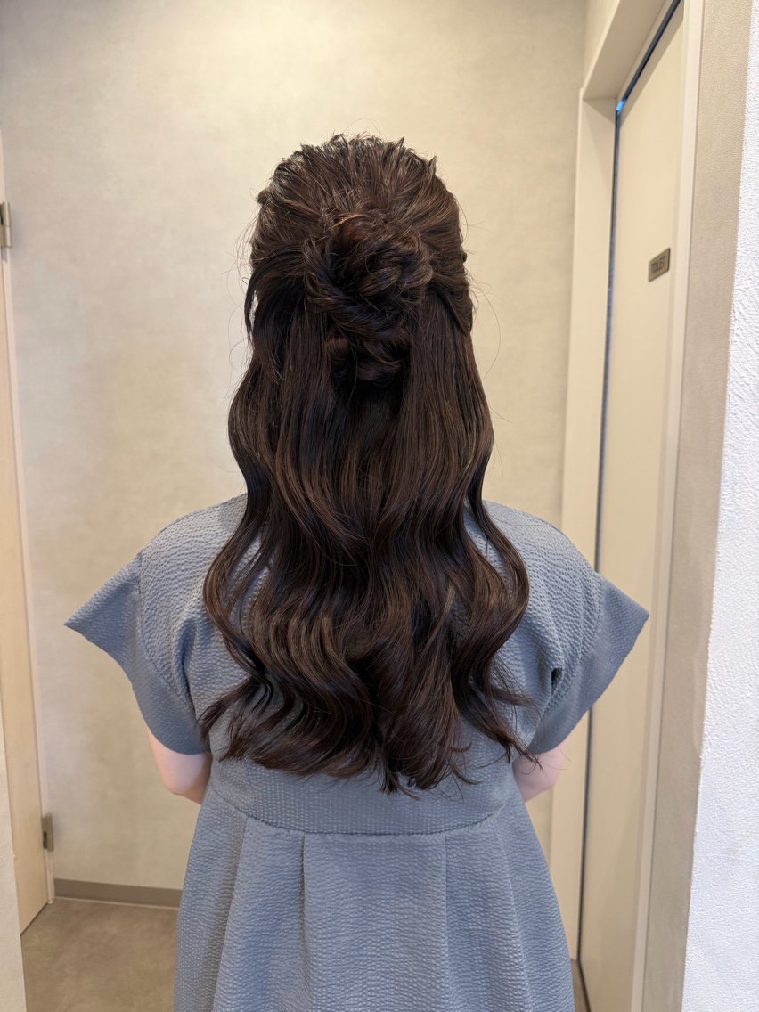ロング お団子ヘア ヘアセット Lita./ HIKARI🧁🫧のヘアスタイル