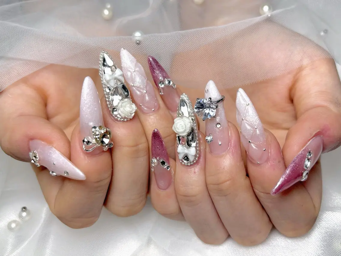 🖤チップ10本長さだし付け放題の写真