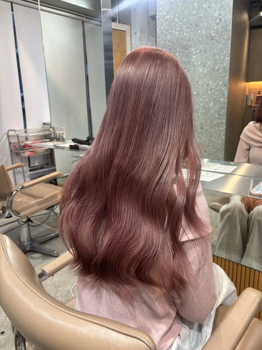 ロング カラー ヘアカラー 艶ハイトーン/ボブ ラベンダーカラー🪄のヘアスタイル