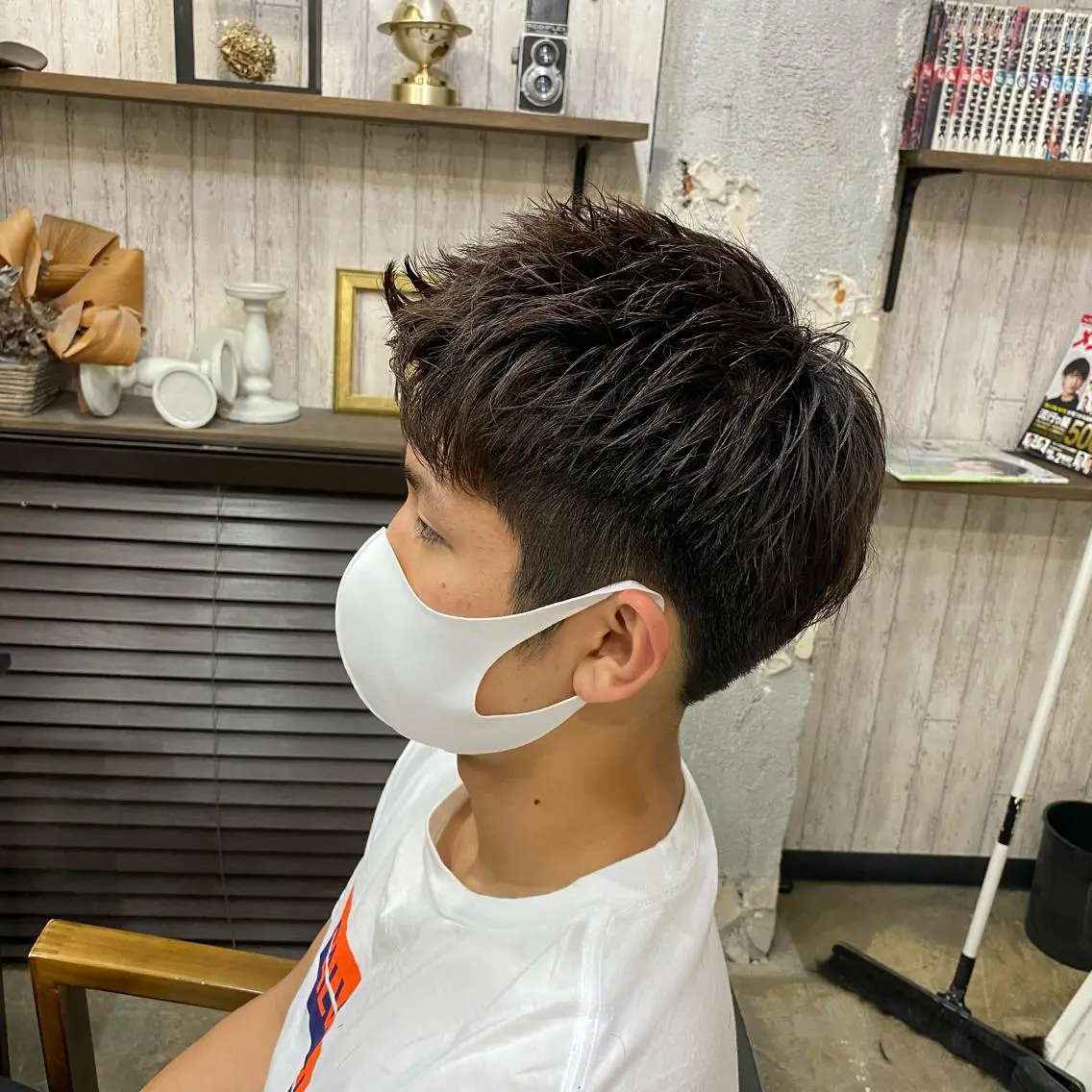 ショート メンズ ショートヘア 勝河 怜楊のヘアスタイル