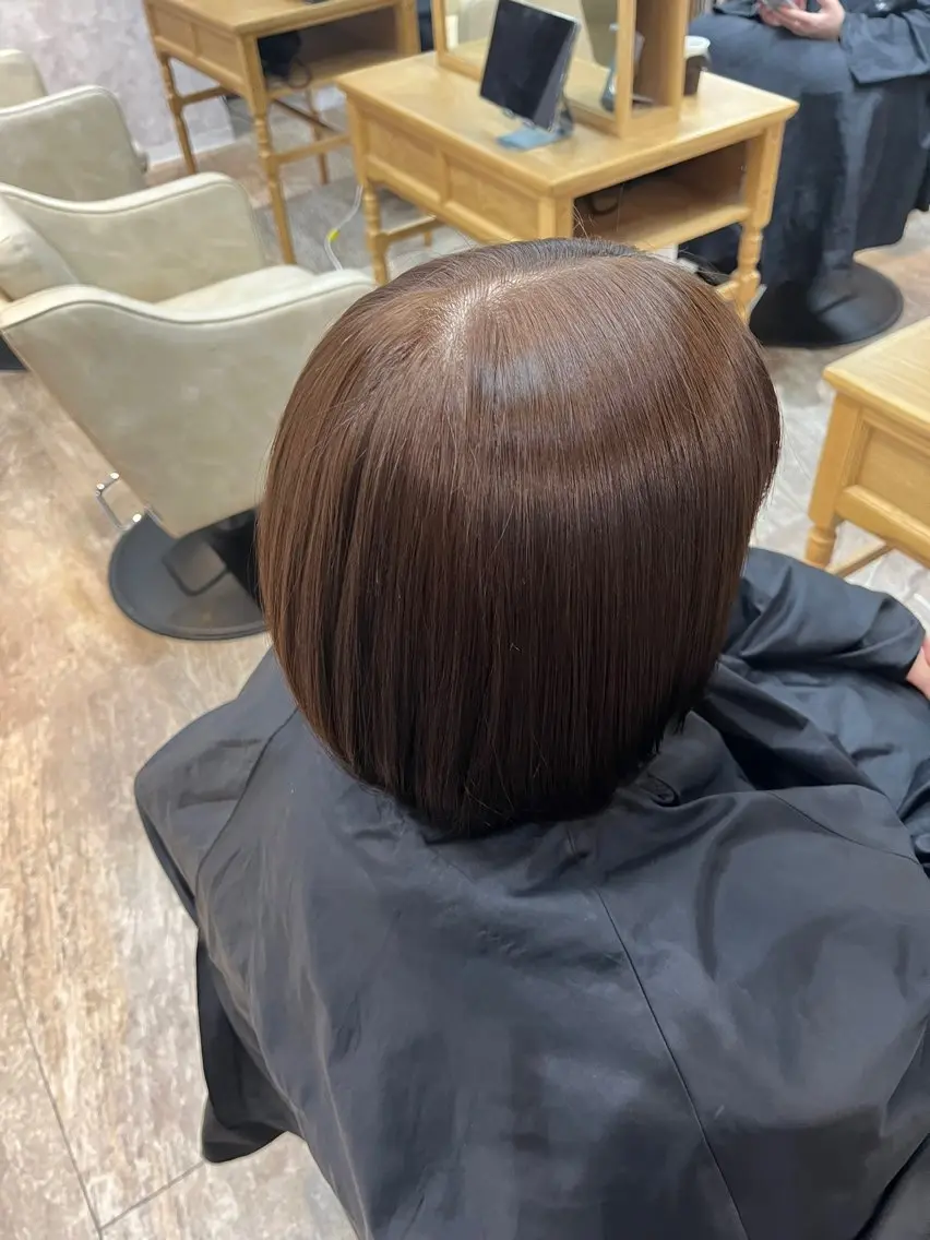 カラー カット 縮毛矯正⚡️カラー いいじまのヘアスタイル