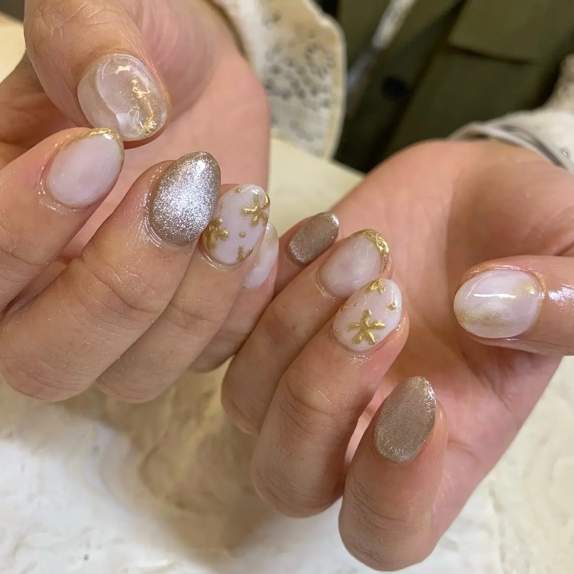 ネイル 春ネイル マキノ ユイのネイルデザイン