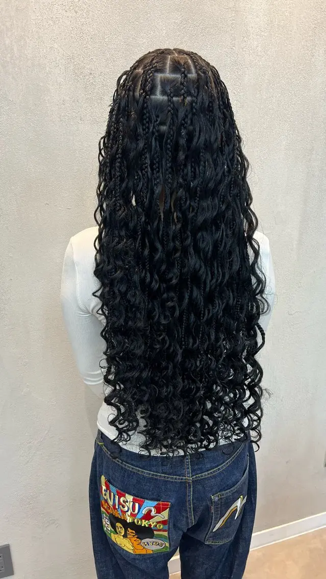 ロング エクステ ヘアセット 水野 明羽のヘアスタイル