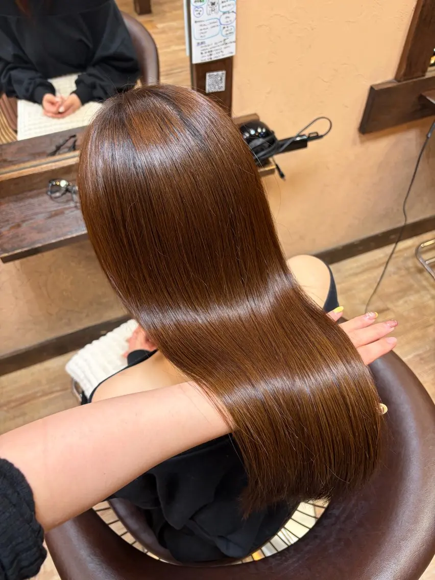 ロング カラー ヘアカラー moremuu 舞桜🤍🫧のヘアスタイル