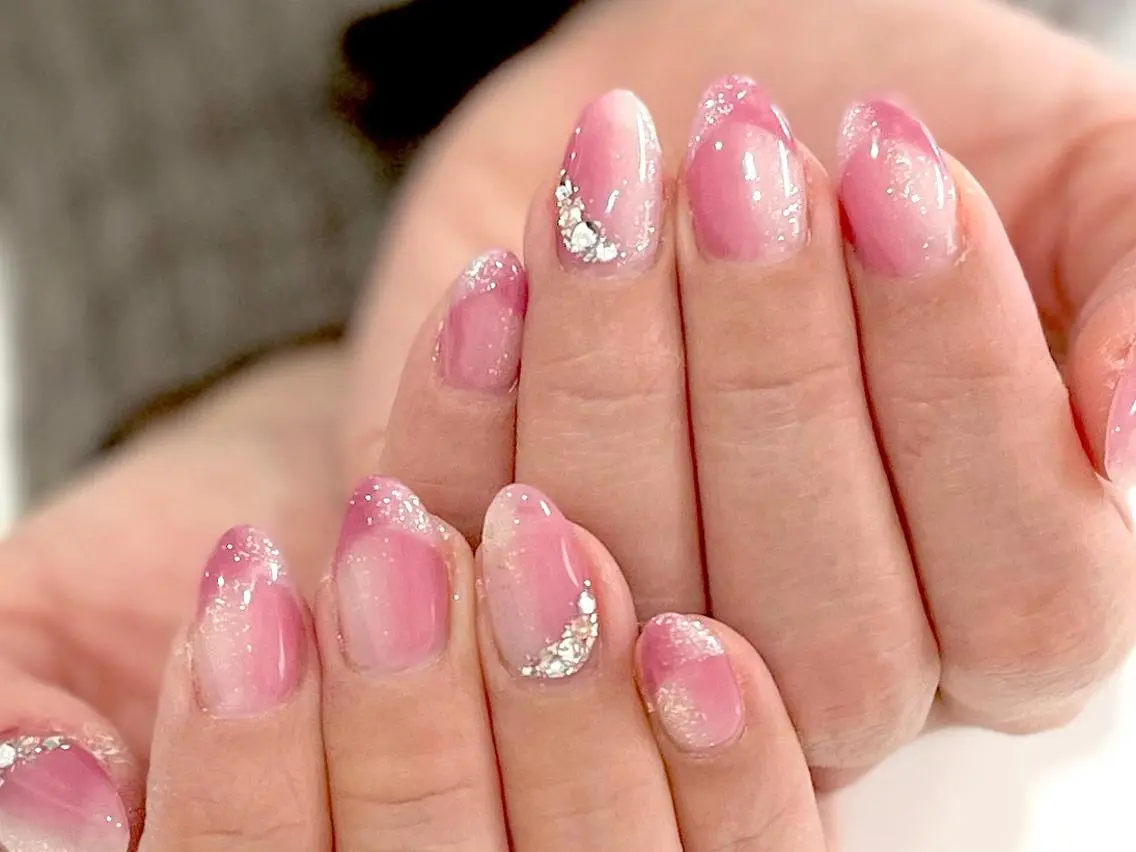 ネイル フットネイル フレンチネイル ニュアンスネイル オンブレフレンチ シンプルネイル nail fufla ♡yamane♡のネイルデザイン