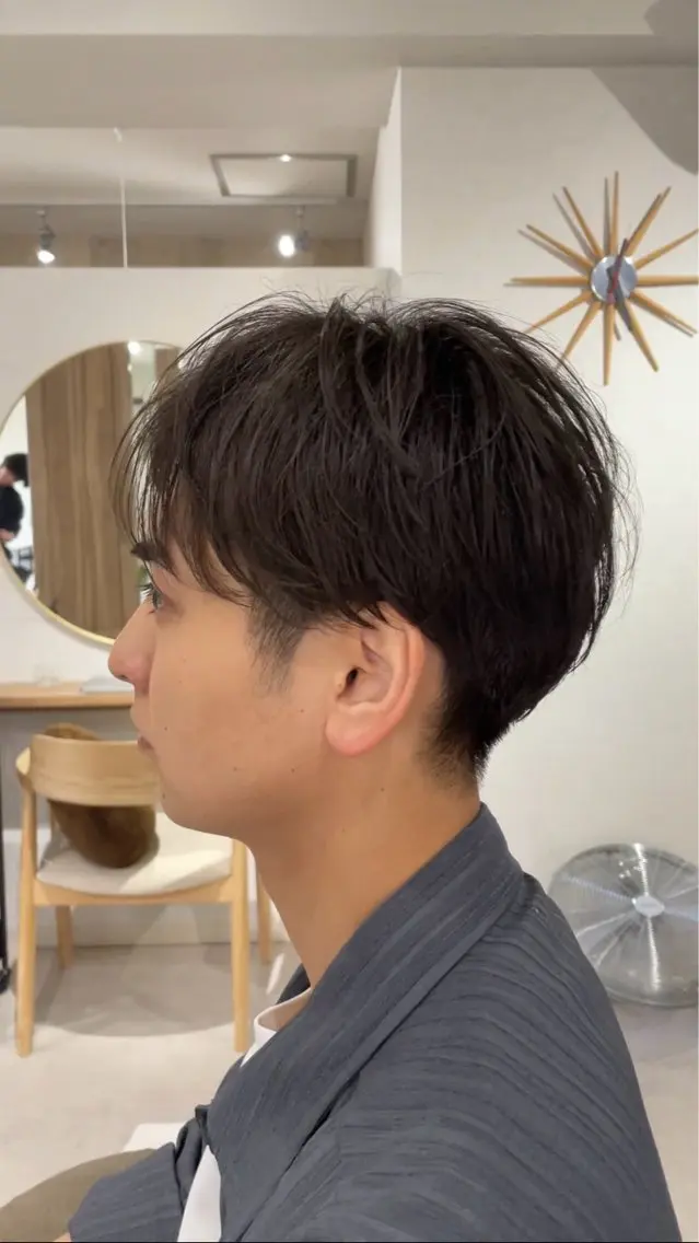 新規🍀　メンズ似合わせカット＋ナチュラルカラー＋CMCトリートメント✨の写真