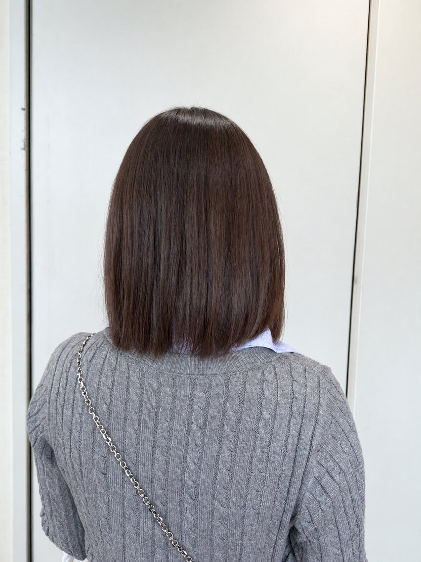 ミディアム 莉奈 Nosh/唐人町のヘアスタイル