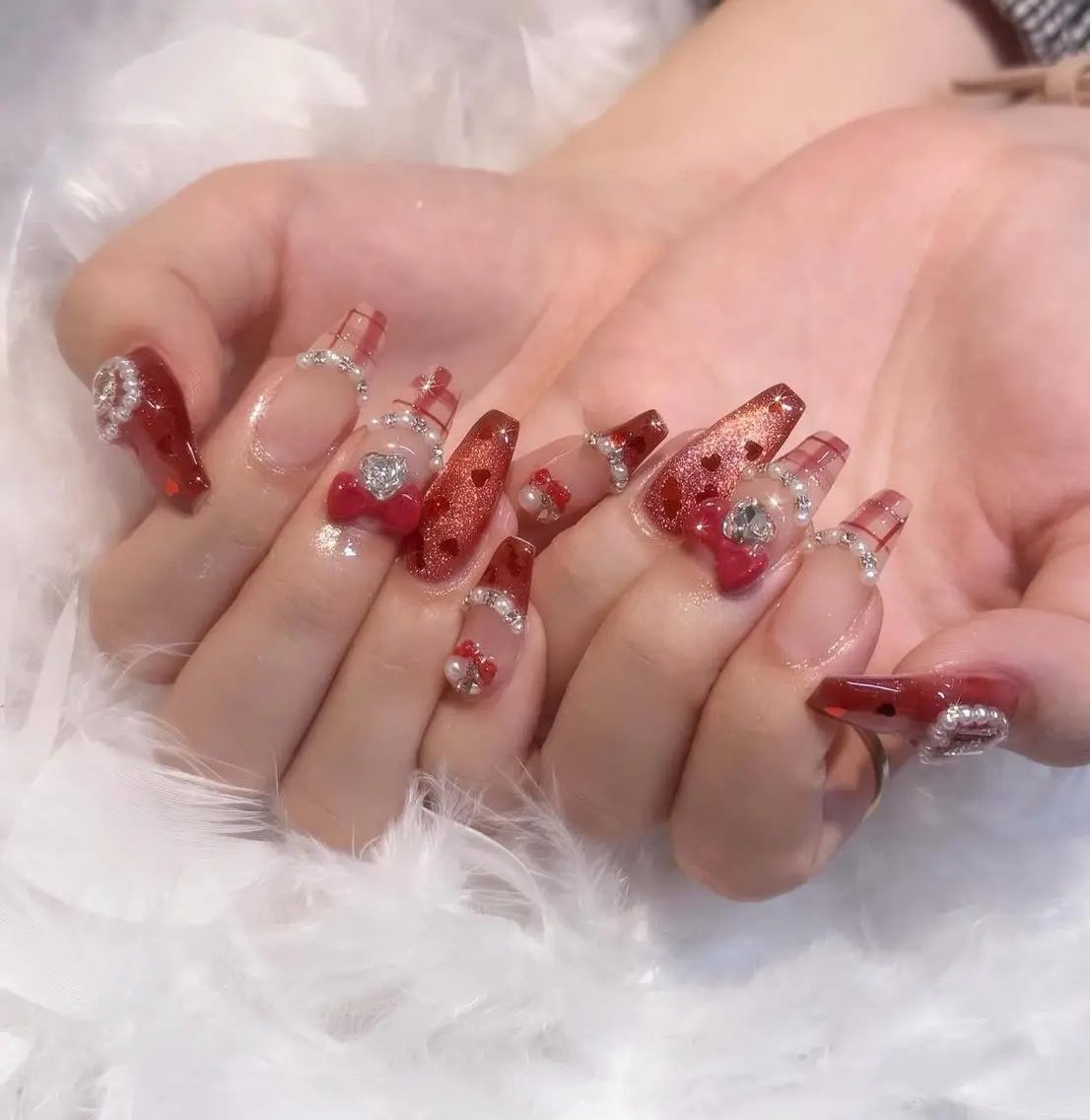 ネイル 韓国ネイル 持ち込み ニュアンスネイル ネイルチップ ハンドネイル TABI ANA.CHUOのネイルデザイン