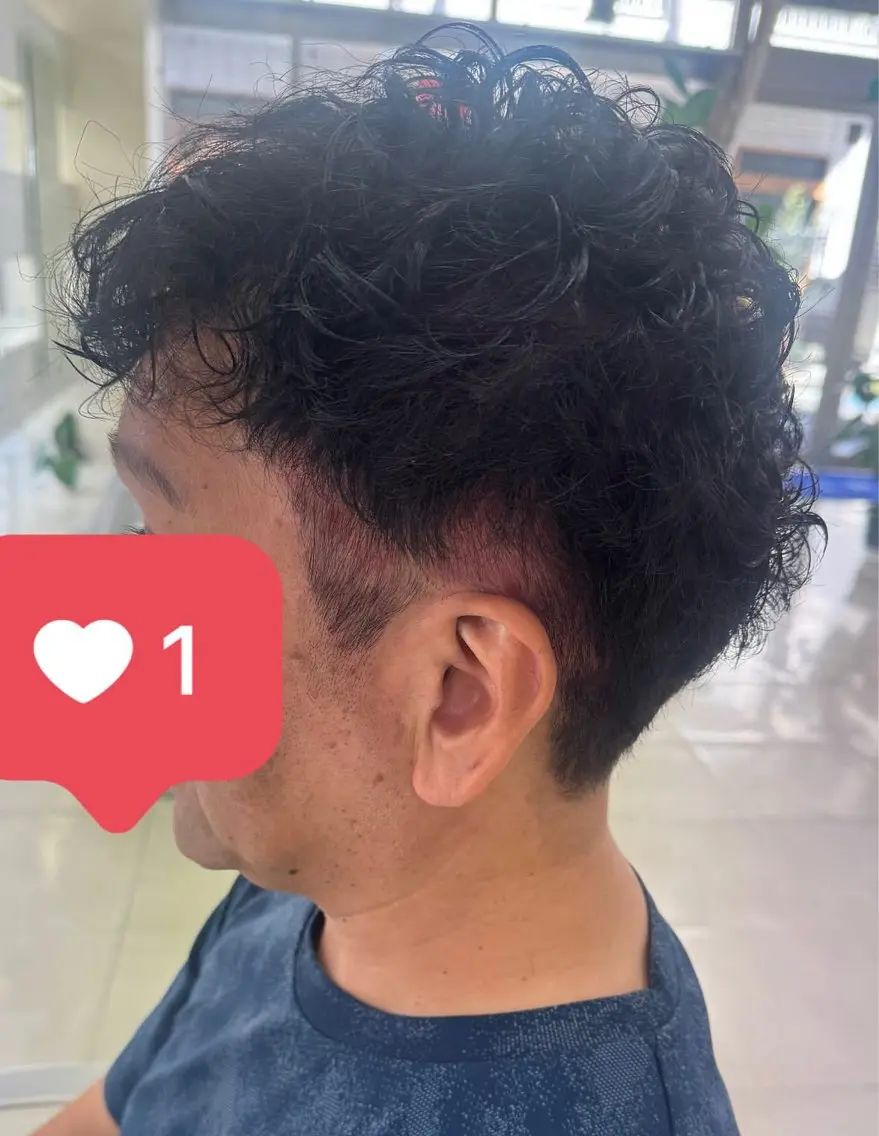 パーマ メンズ メンズパーマ タカハシ リナのヘアスタイル