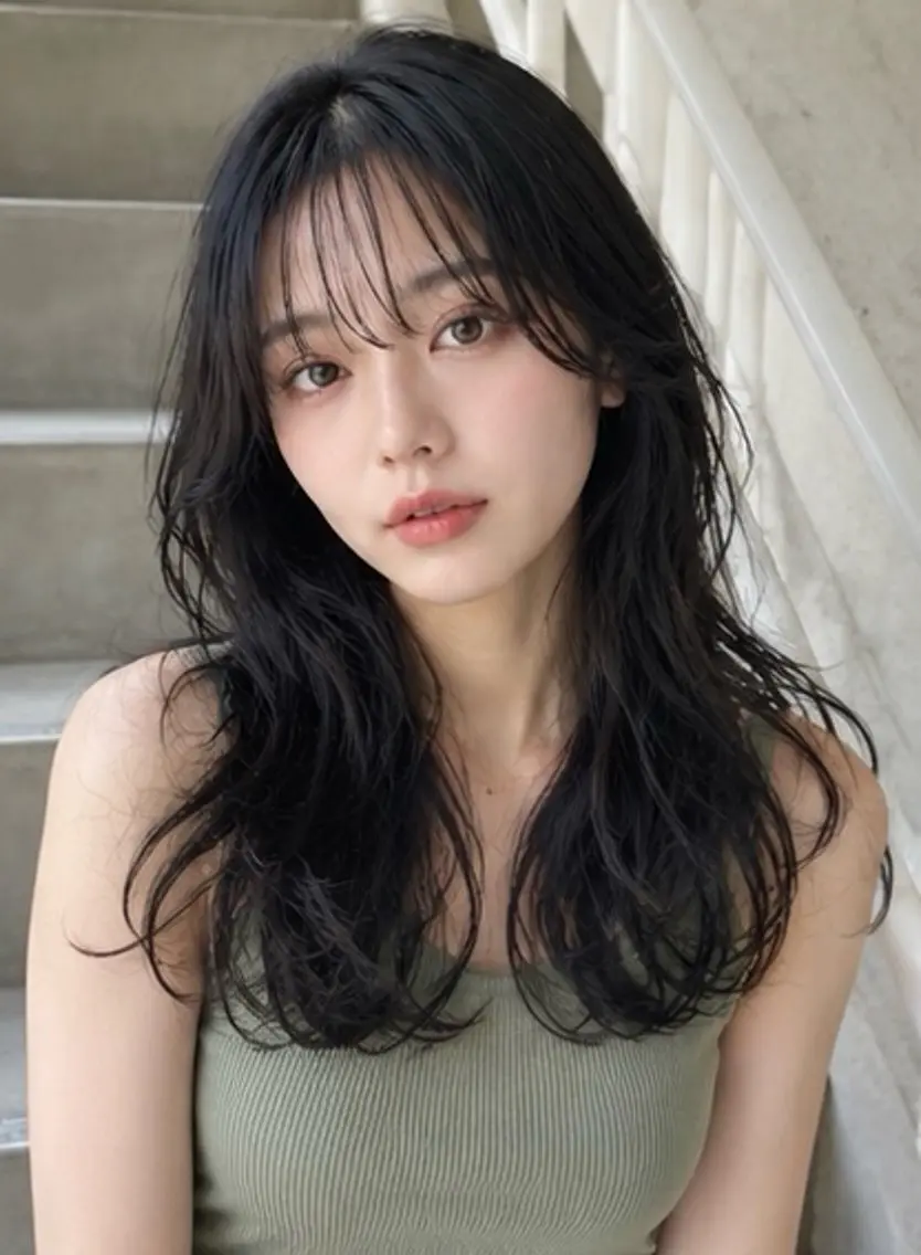 ロング カラー Garden 浅草蔵前のヘアスタイル