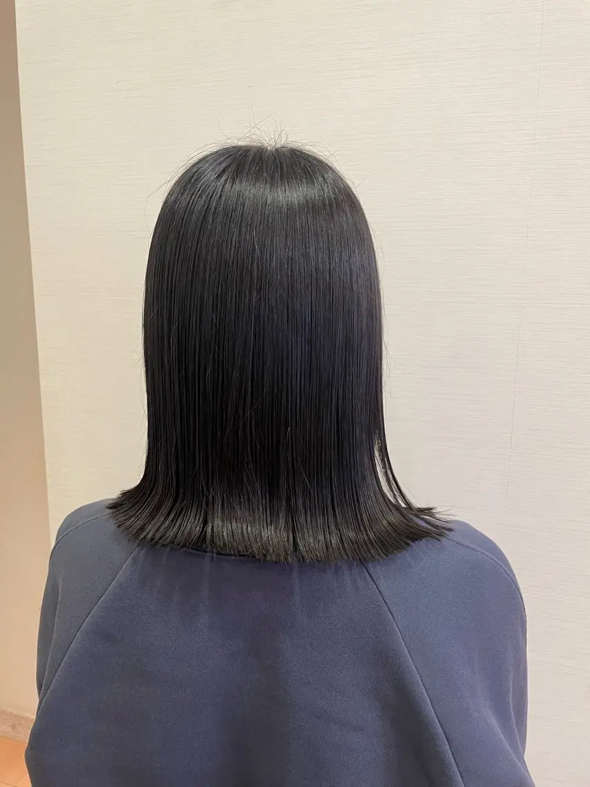 セミロング カット 💿 kanna💿のヘアスタイル
