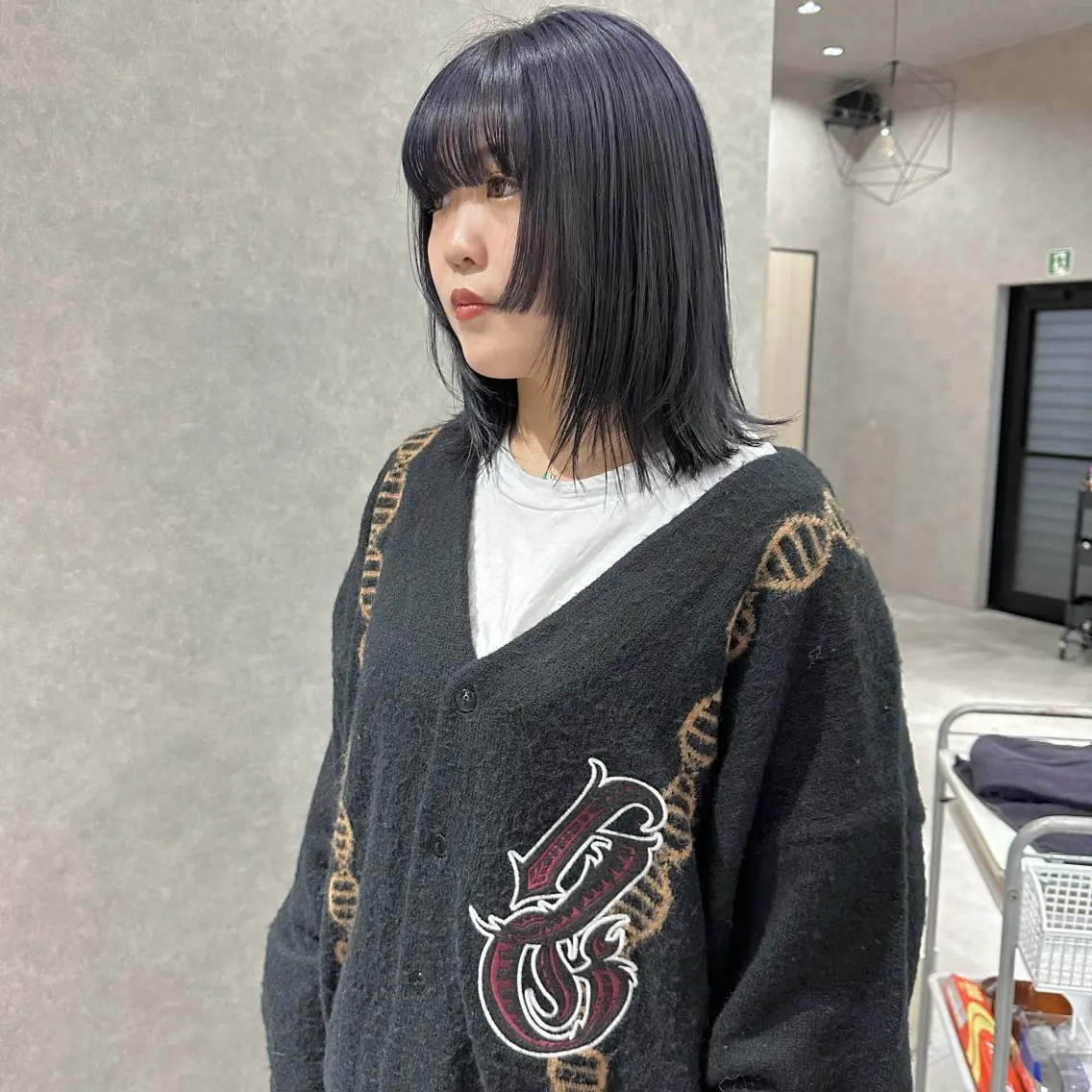 ミディアム カラー はちすか るかのヘアスタイル